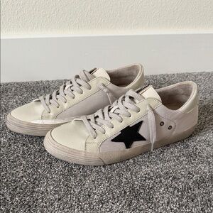 ShuShop Sneakers with Black Star Accent